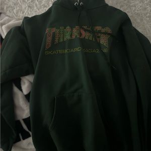 Thrasher green small hoodie